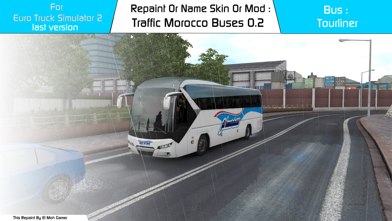 El Moh Gamer - Traffic - Morocco Buses V0.2 - ETS2 V 1.39